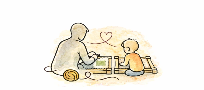 Créer côte à côte - Tufting à deux - Parent et enfant