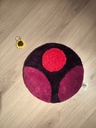 Le lapin en string - tapis tufté fait main