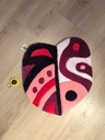 Monstera pop - tapis tufté fait main
