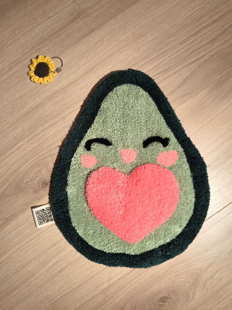Tapis Avocat Kawaï